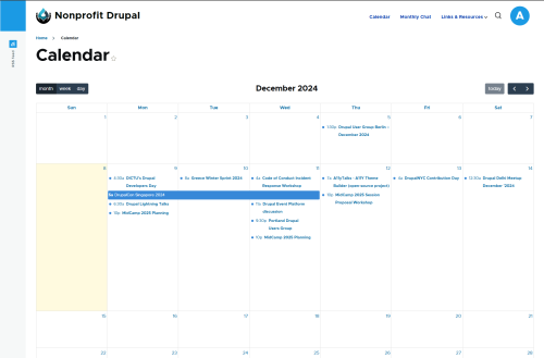 NonprofitDrupal screenshot 2