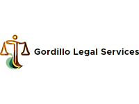 Gordillo Legal Services logo with scales of justice.